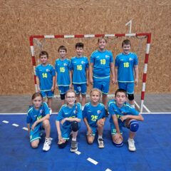 Minižactvo Házené Poděbrady zahájilo Středočeskou ligu miniházené 4+1
